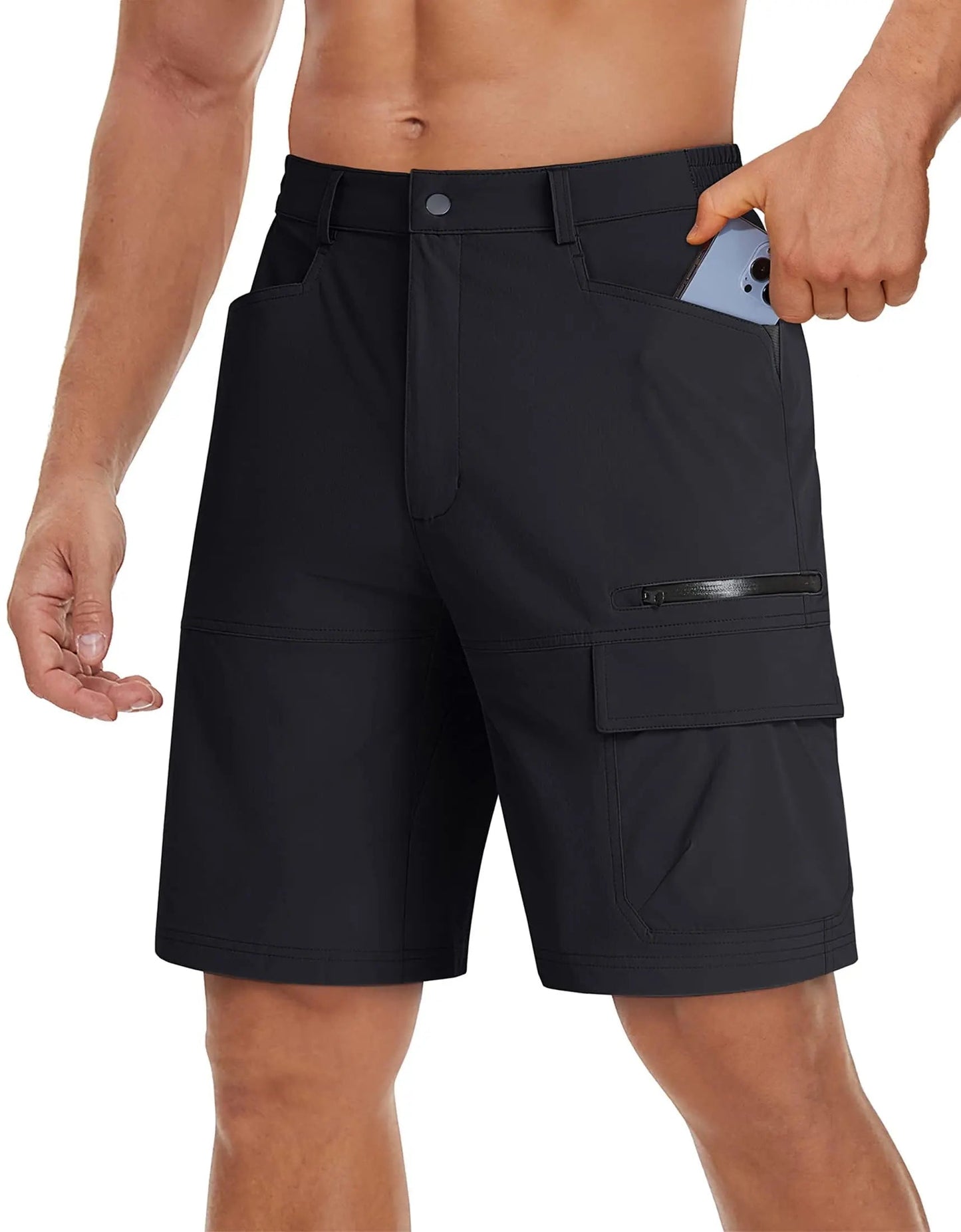 🔥Men's summer cargo shorts casual lightweight quick-drying anti-scratch combat work shorts