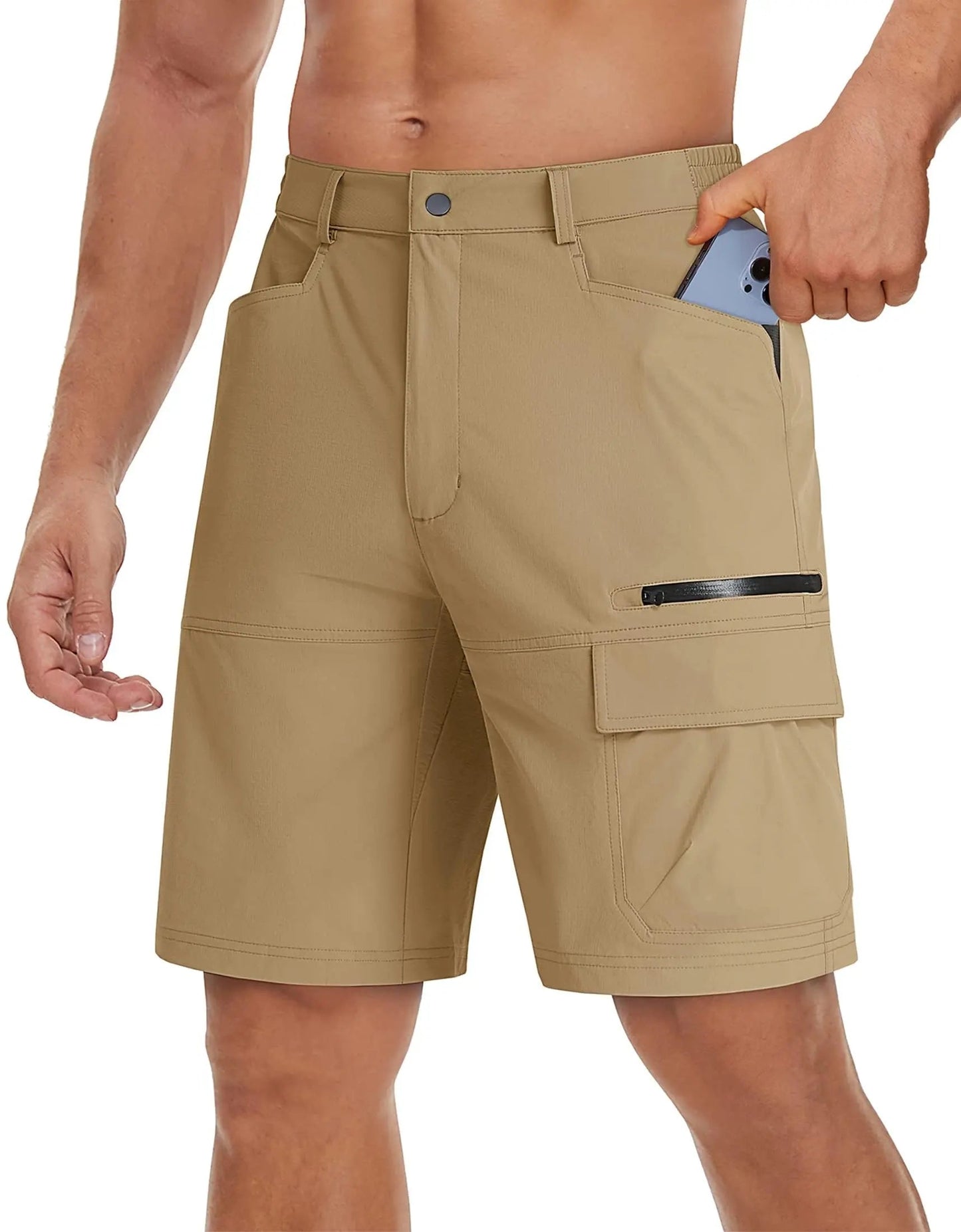 🔥Men's summer cargo shorts casual lightweight quick-drying anti-scratch combat work shorts