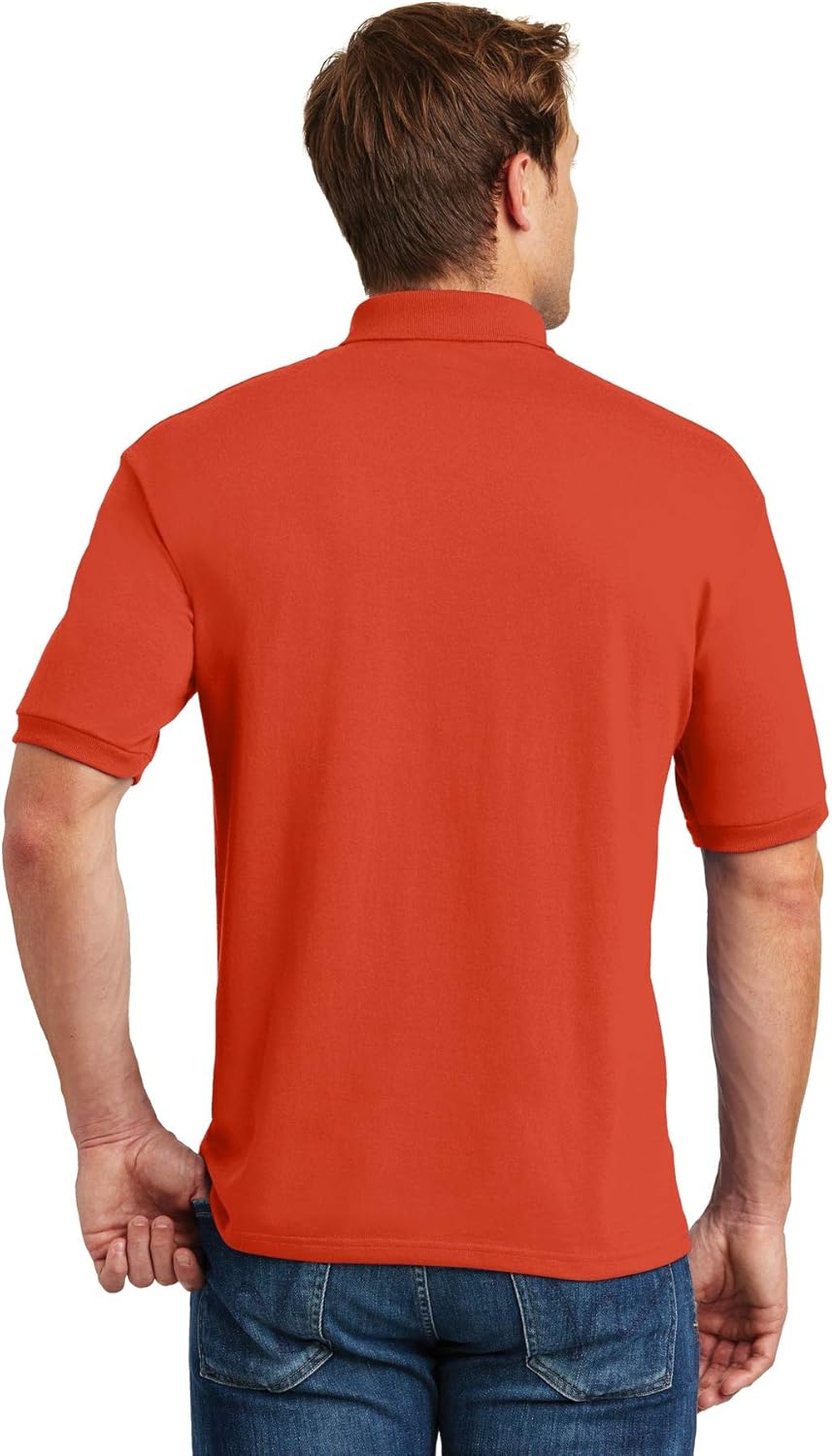 Hanes Men’s X-Temp Short Sleeve Polo Shirt, Midweight Men's Shirt