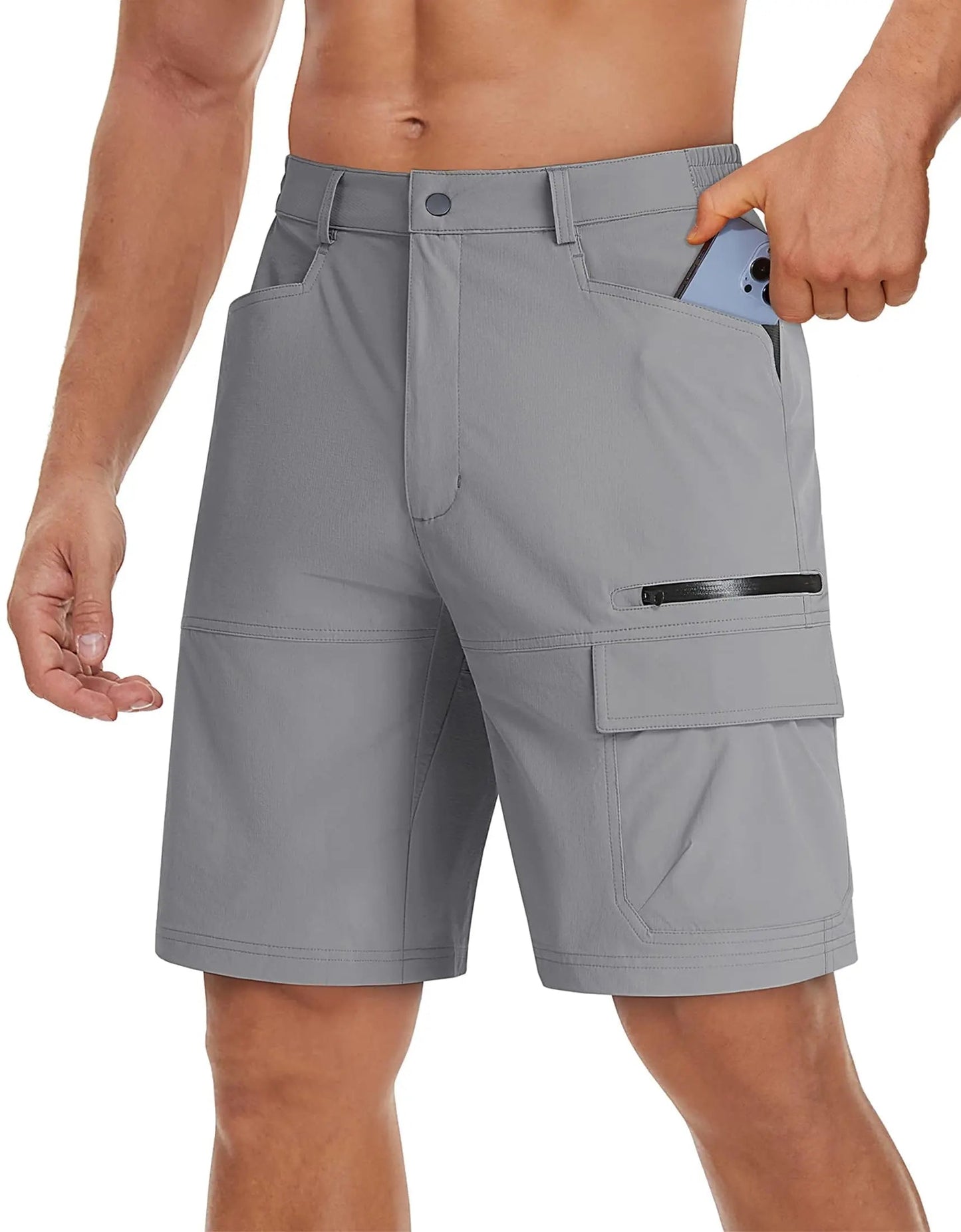 🔥Men's summer cargo shorts casual lightweight quick-drying anti-scratch combat work shorts